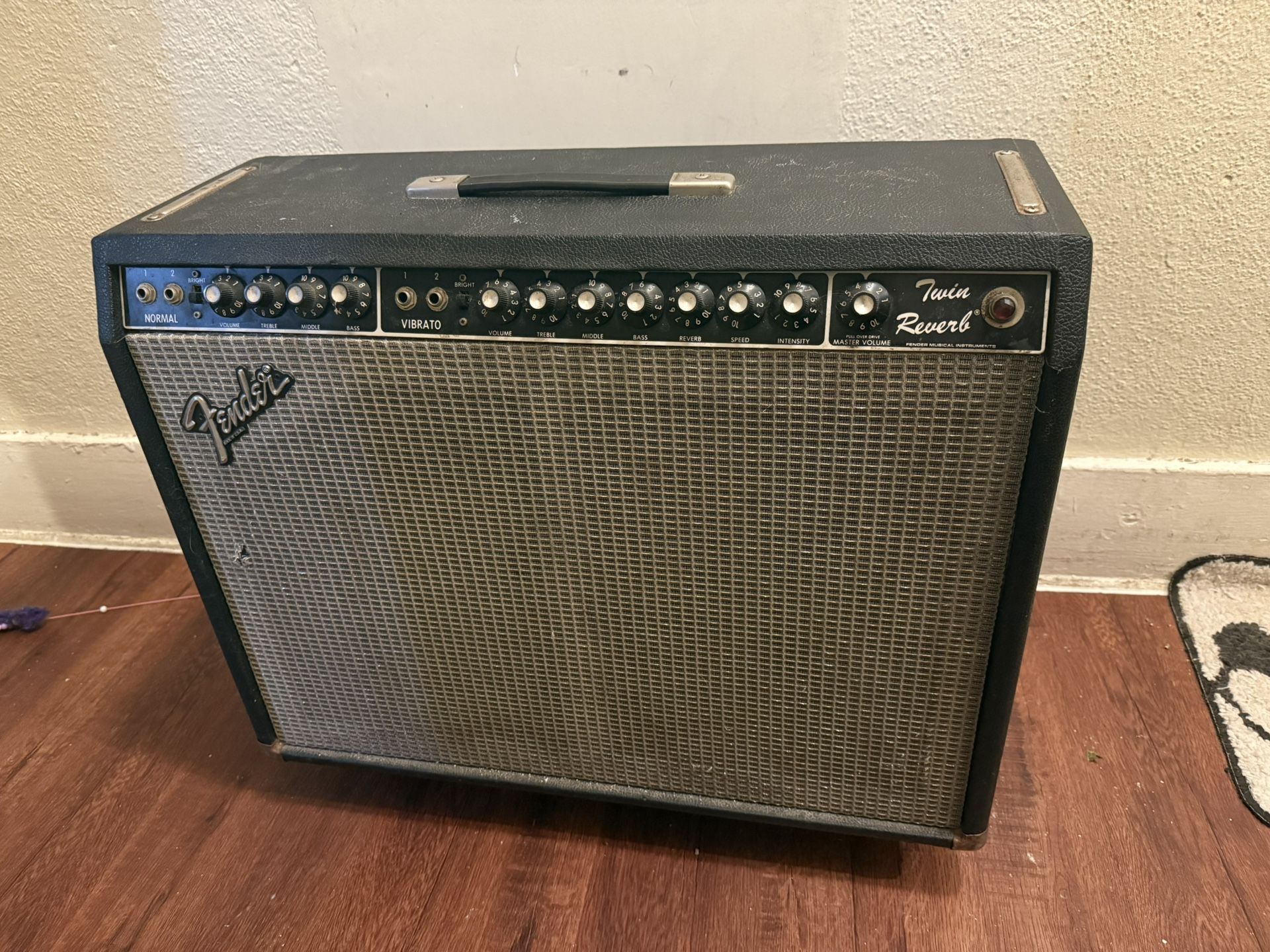 1981 Fender Twin Reverb Blackface 