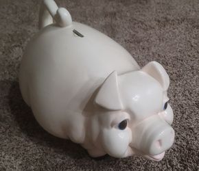 Large Vintage Ceramic Piggy Bank