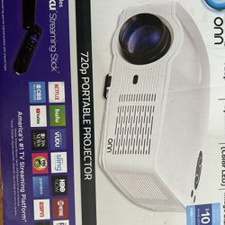portable projector roku included 