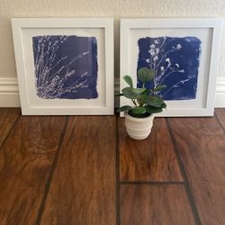 Art Work With faux plant