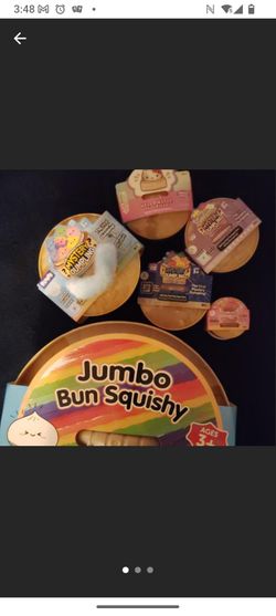 Mystery Dumpling & Jumbo Bun Squishy Toy Lot