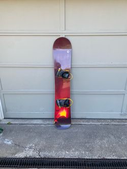 Snowboard with Bindings - Size 160cm