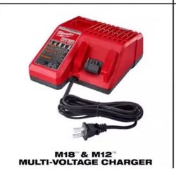 Milwaukee Charger M18 & M12 Multi- Voltage Charger Brand NEW