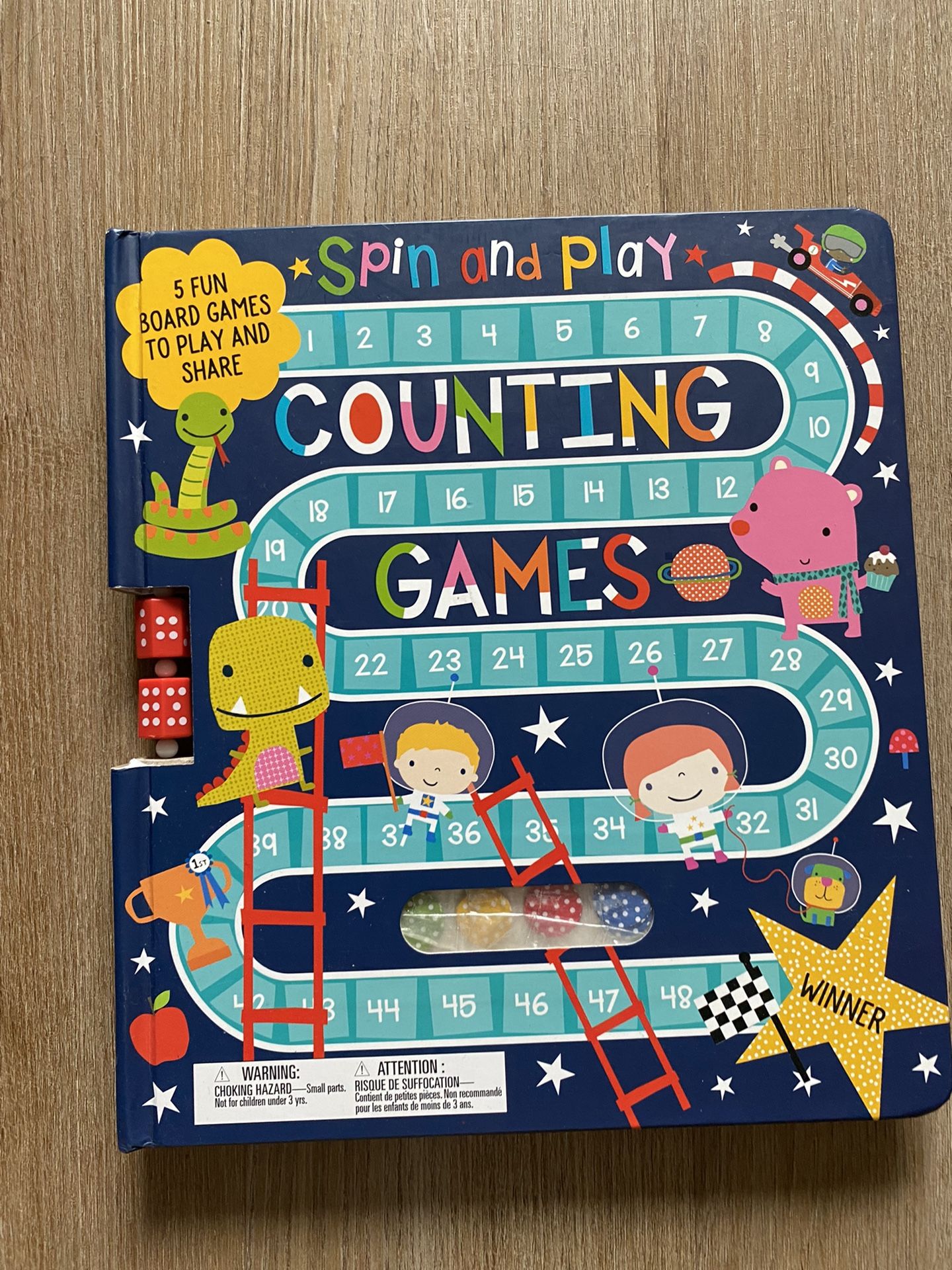 Spin And Play Counting Games Kids Toys