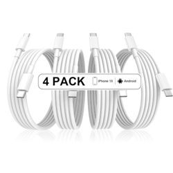 new USB C to USB C Cable, USB C Cable 10 FT (4Pack 60W), C to C Cable Fast Charging for iPhone 15/15 Pro/ 15 Plus/ 15 Pro Max, iPad Mini 6/ Pro 2021,