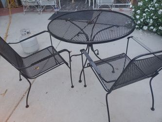 Metal Patio Table Set