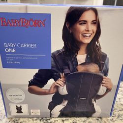 BabyBjorn Baby Carrier One - Black, Cotton Mix
