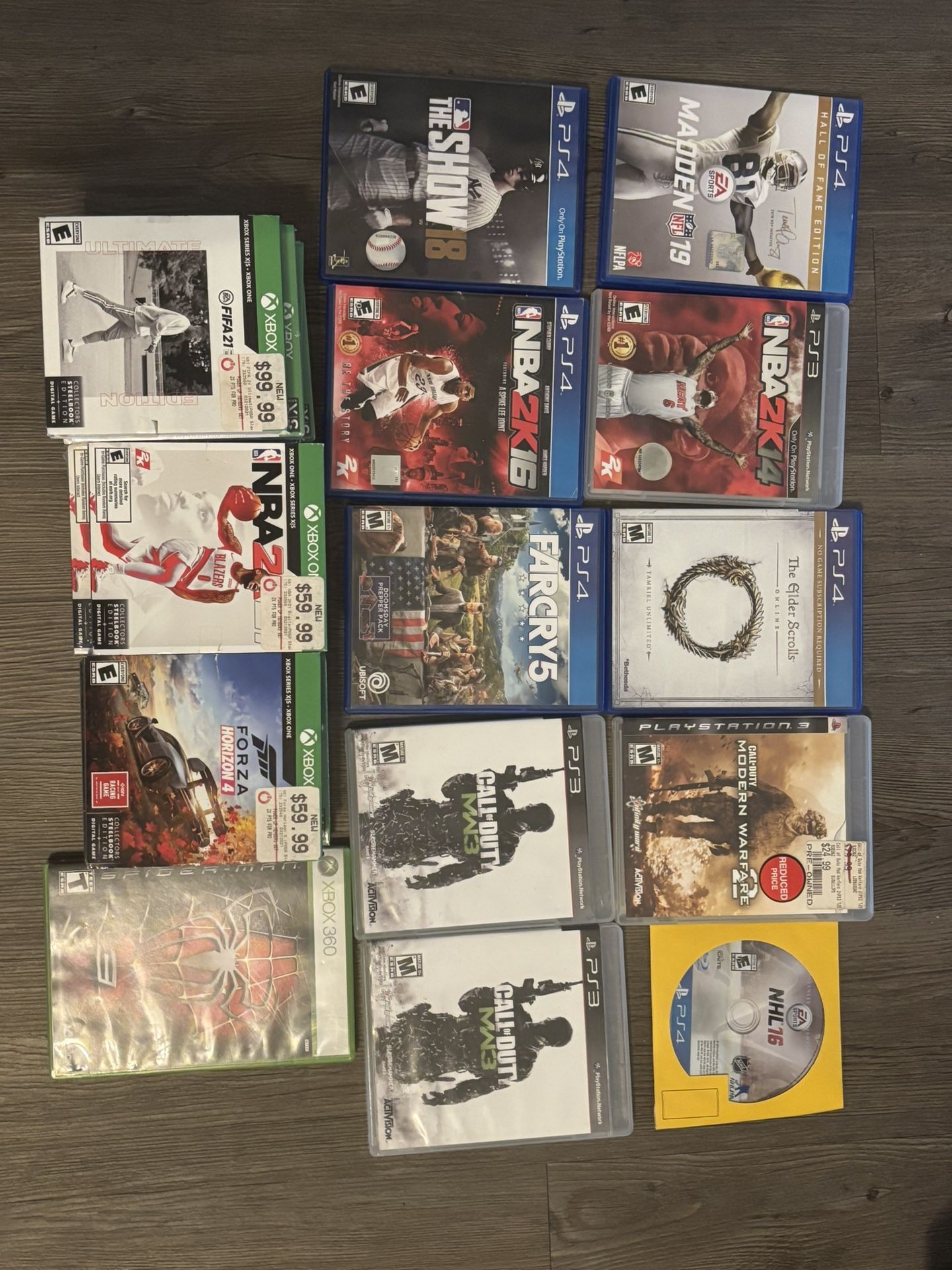 xbox, ps4, xbox 360, ps3 games