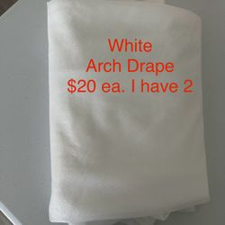White Arch Drape