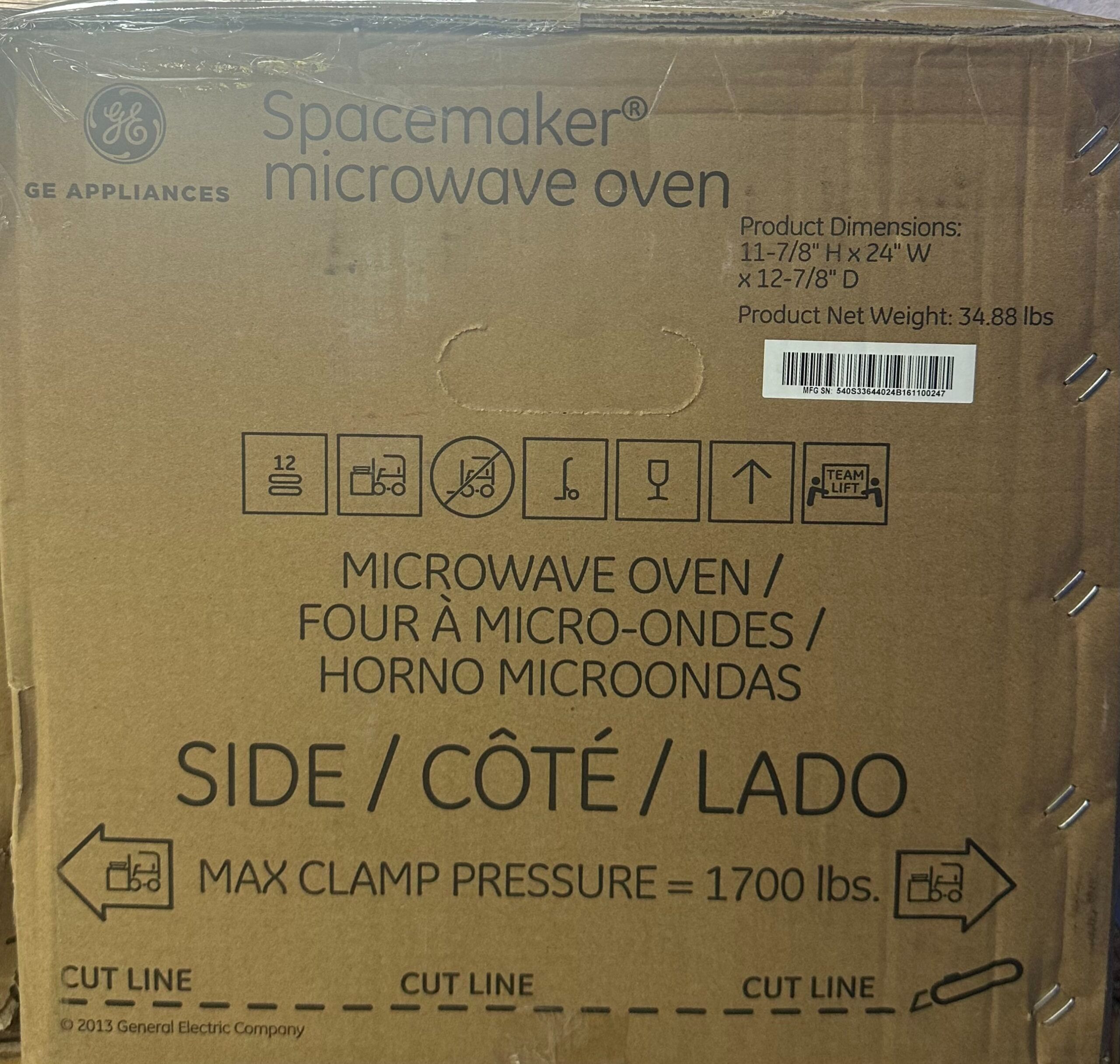 GE PROFILE Microwave Countertop PCHK11S1WSS 00732 .