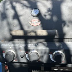 Char-Griller Combo Gas And Charcoal Grill With A Single Burner