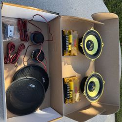 Pyle Gear PLG5C Component Speaker Set – 5.25” – 300W – Never Used