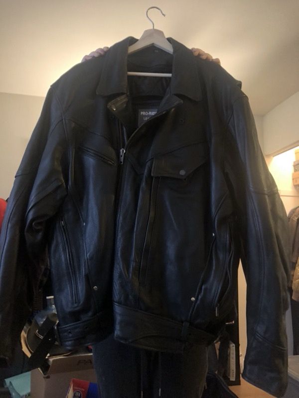 Motorcycle leather Jacket size 52