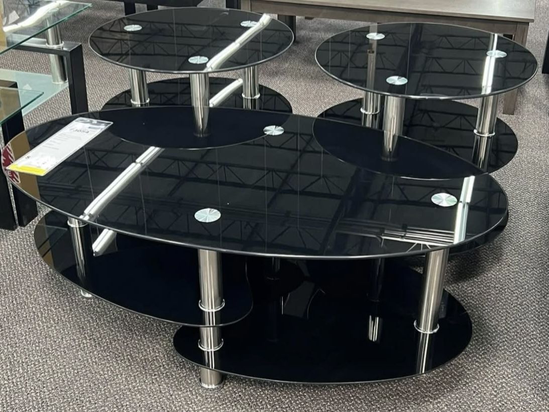 3 Pc Coffee Table Set