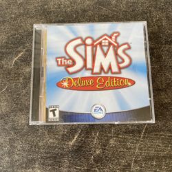 The Sims Deluxe Edition Computer Games PC CD ROM Windows EA Games 2 Discs