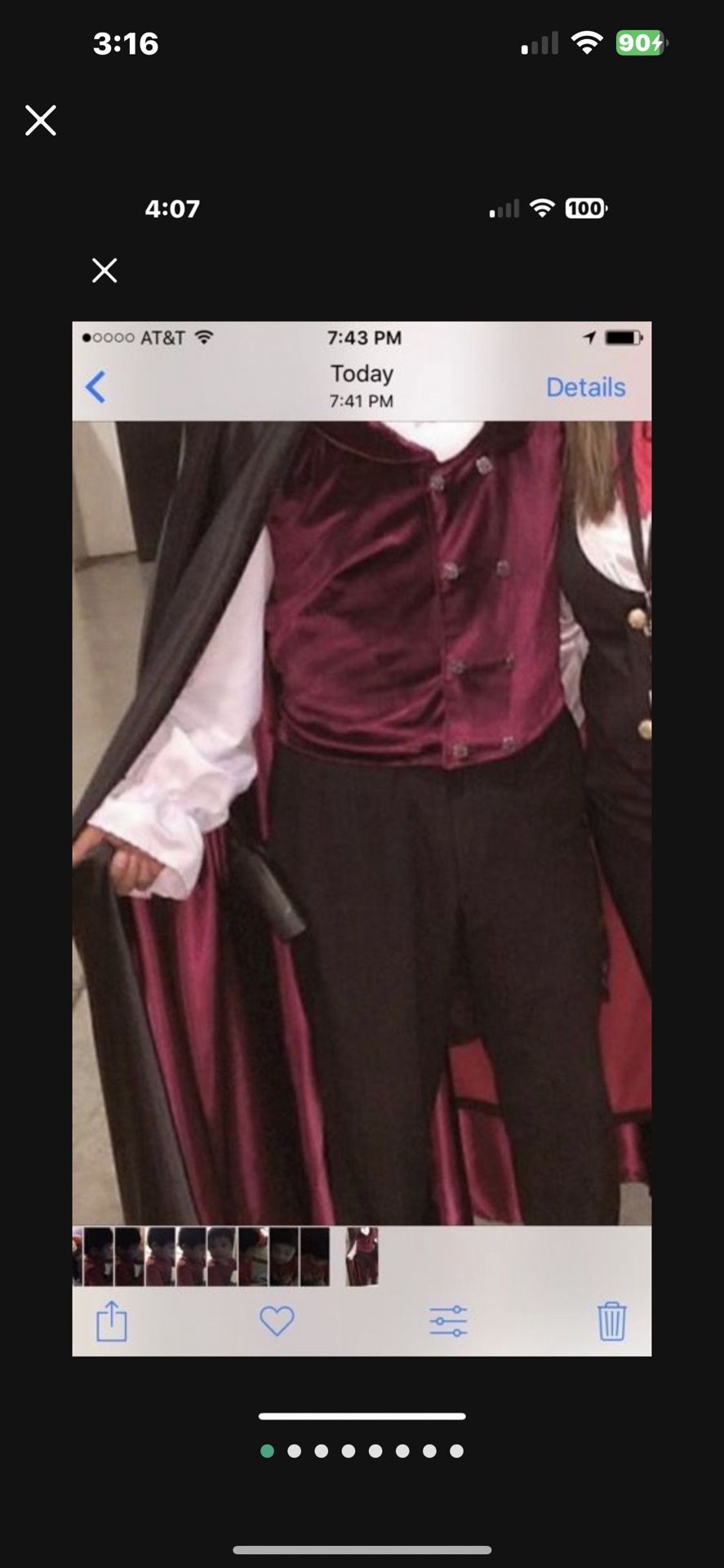 Authentic Dracula Costume