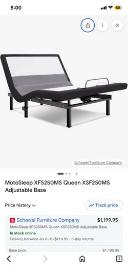 Moto sleep queen adjustable bed frame
