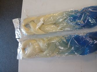 Hair B 33 Pack Of 6 Blue And Blonde