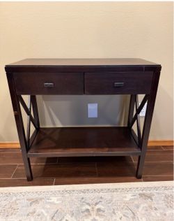Entry Table with Drawer and Shelf