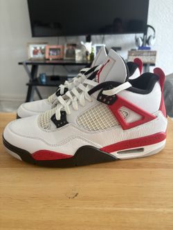 9.5 men’s Jordan 4 “red cement” no box