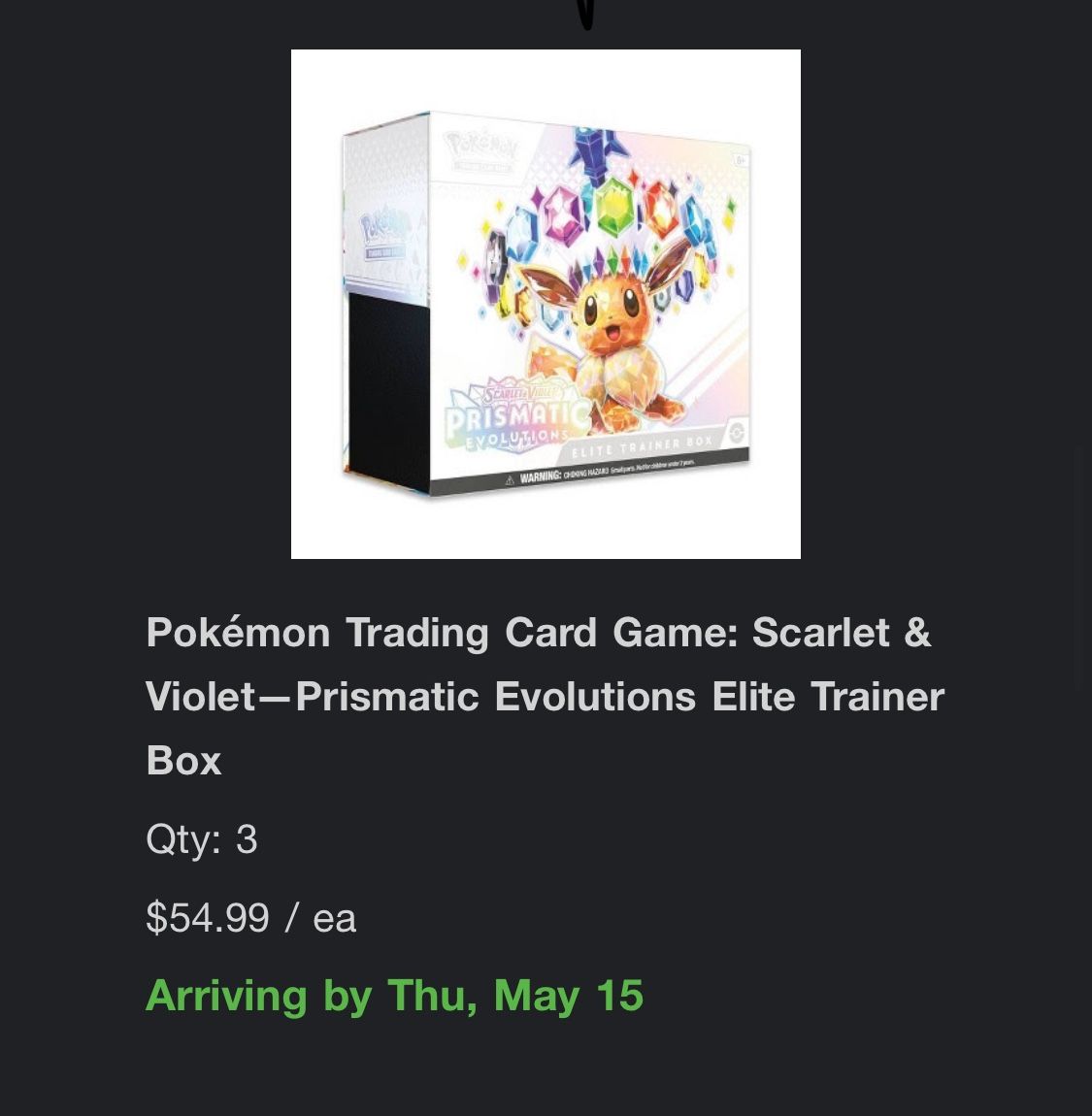 Prismatic Etb