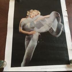 1958 MARILYN MONROE LOBBY POSTER