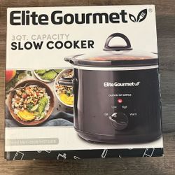 The Elite Gourmet 3Qt. Slow cooker