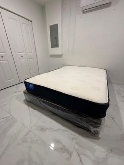 Queen Mattress with Box Spring