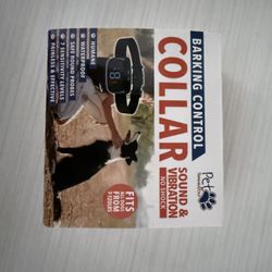 NEW Anti-Bark Collar (No Shock) - Sound & Vibration Only - Sealed