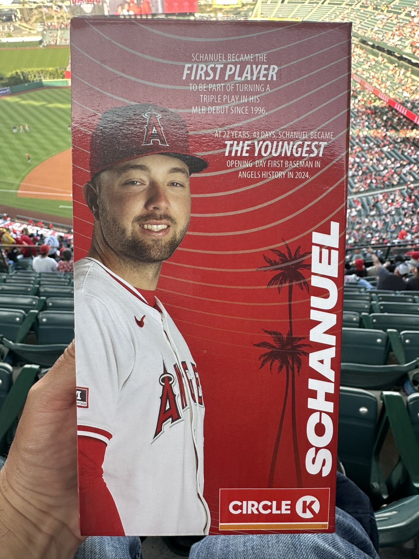 LOS ANGELES ANGELS NOLAN SCHANUEL BOBBLEHEAD!!