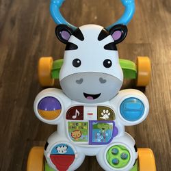 Fisher-Price Baby Push Toy Learn with Me Zebra Walker 
