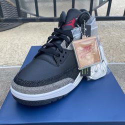 Jordan 3 Retro Levi’s Black 9.5M