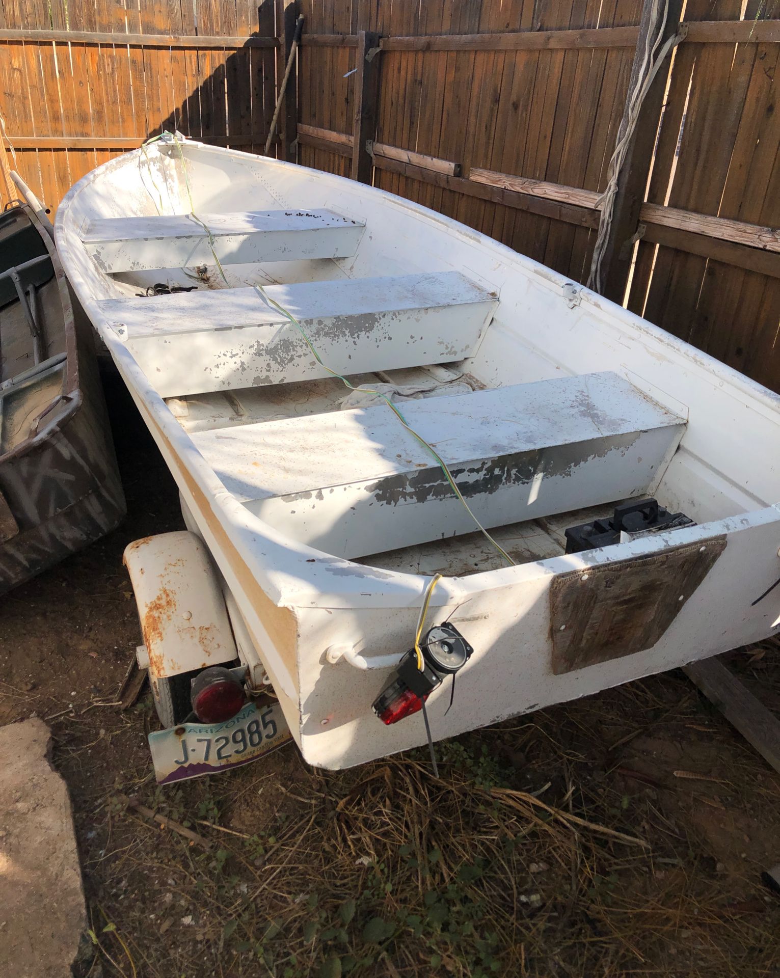 Aluminum 12’ boat