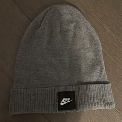 Gray Nike Beanie