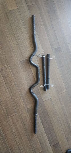 Z barbell heavey with two dumbell bars