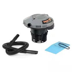 Bucket Head 5 Gallon 1.75 Peak HP Shop Vacuum Wet Dry Vac Powerhead with Filter Bag and Hose (compatible with 5 Gal. Homer Bucket)