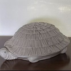 Vintage Italian Ceramic Turtle, Handmade