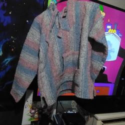 Pink N Blue Girls Hoodie
