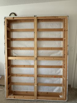 Queen Bedframe With Box Spring 