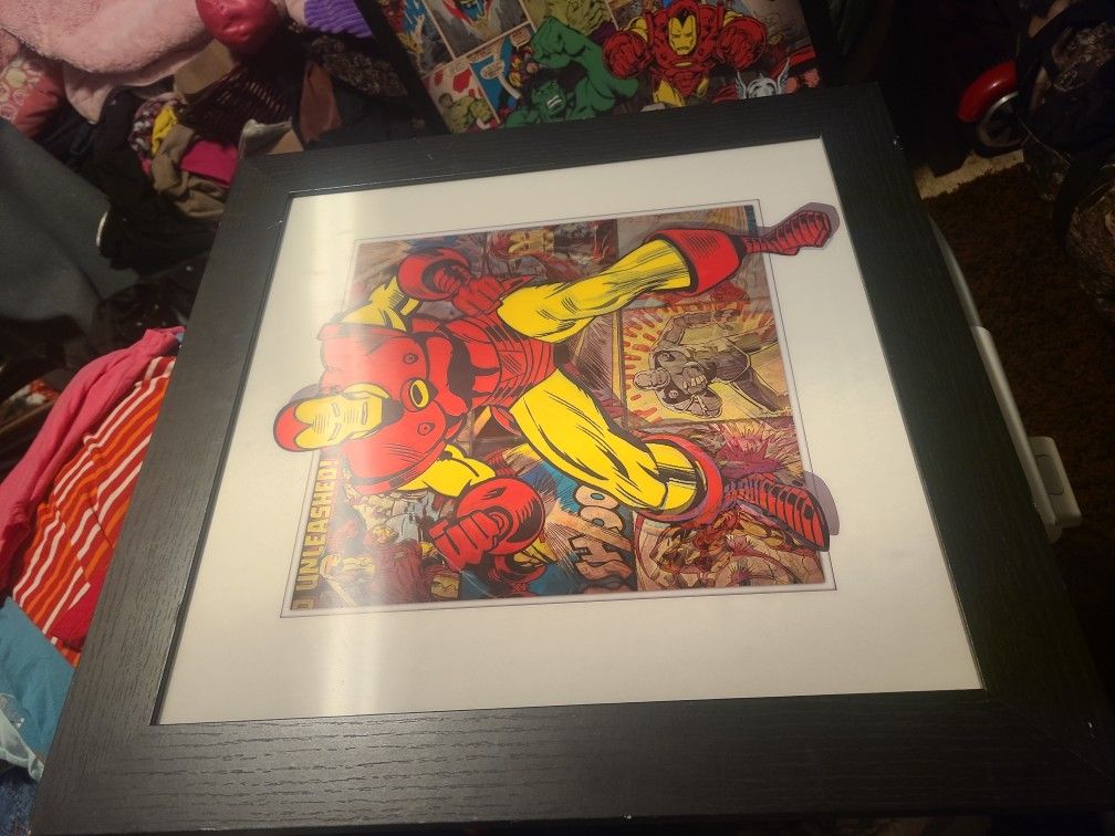 Marvel iron man poster 3D