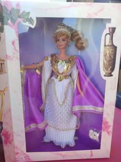 Unopened-Grecian goddess Barbie Doll-1995