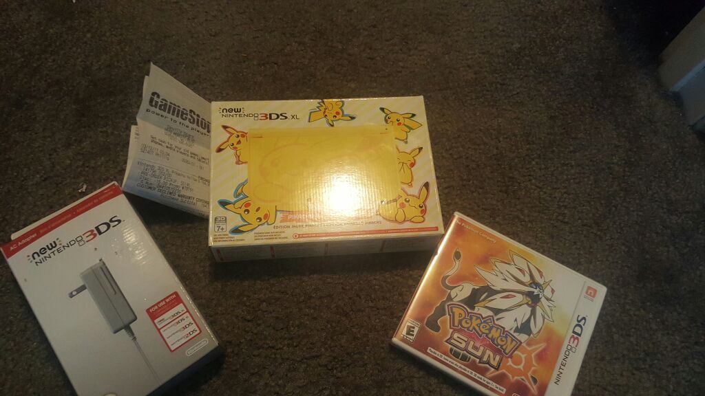 Cant Get a Nintendo Switch?? No worries this, 3ds XL pikachu package will hold the kids over till than. 300 obo