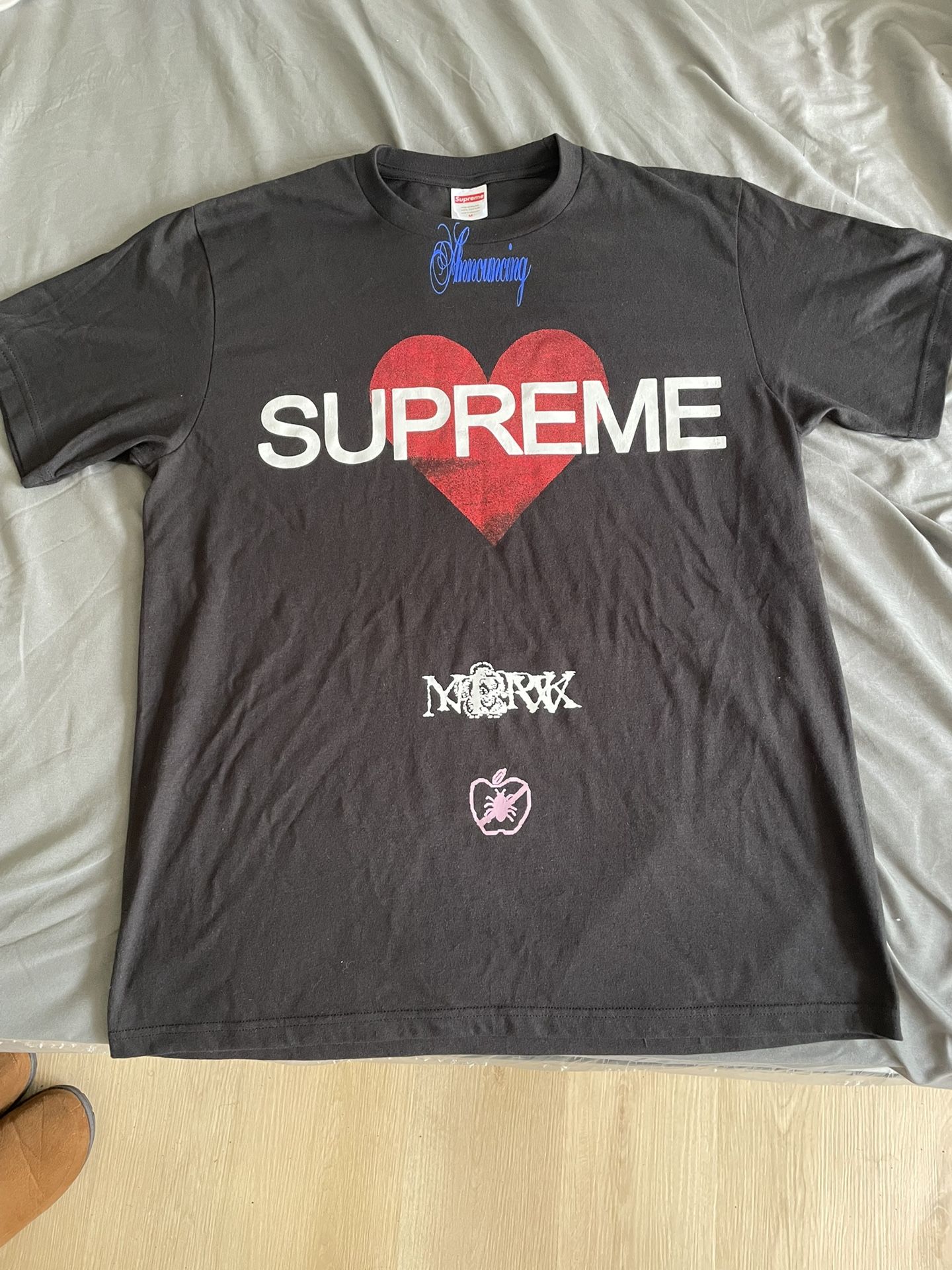 Supreme Announcing Tee Black