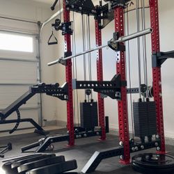 DELIVERED and INSTALLED All in one Commercial Gym: Cable and Squat