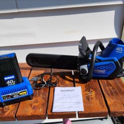 Bought New Never Used Kobalt 40v Lithium Ion Brushless 14-in Chainsaw
