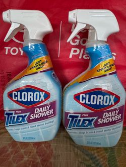 Clorox plus tilex daily shower cleaner