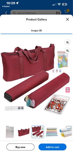 American Mahjong Set 166 Tiles, 4 Colors All-in-One Rack/Pushers, Red Soft Bag and Accessories –Classic Full Size Complete Mahjong Set. 15 45$