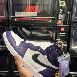 Jordan 1 Court Purple 