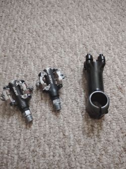 Stem and pedals
