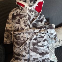 Boys Shark Robe